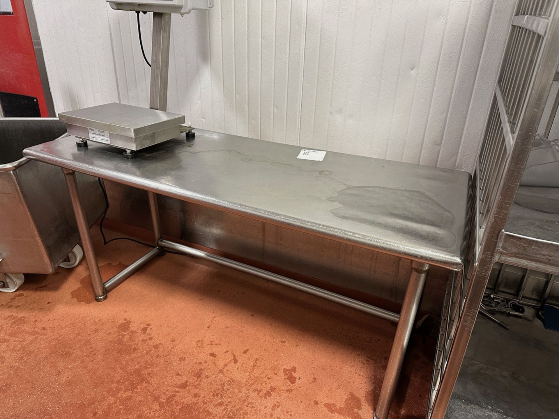 (4) Stainless Tables, 2' x 5'; 2'x6'; 2'x5' | Rig Fee $150