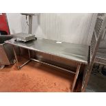 (3) Stainless Tables, 2' x 5'; 2'x6'; 2'x5'