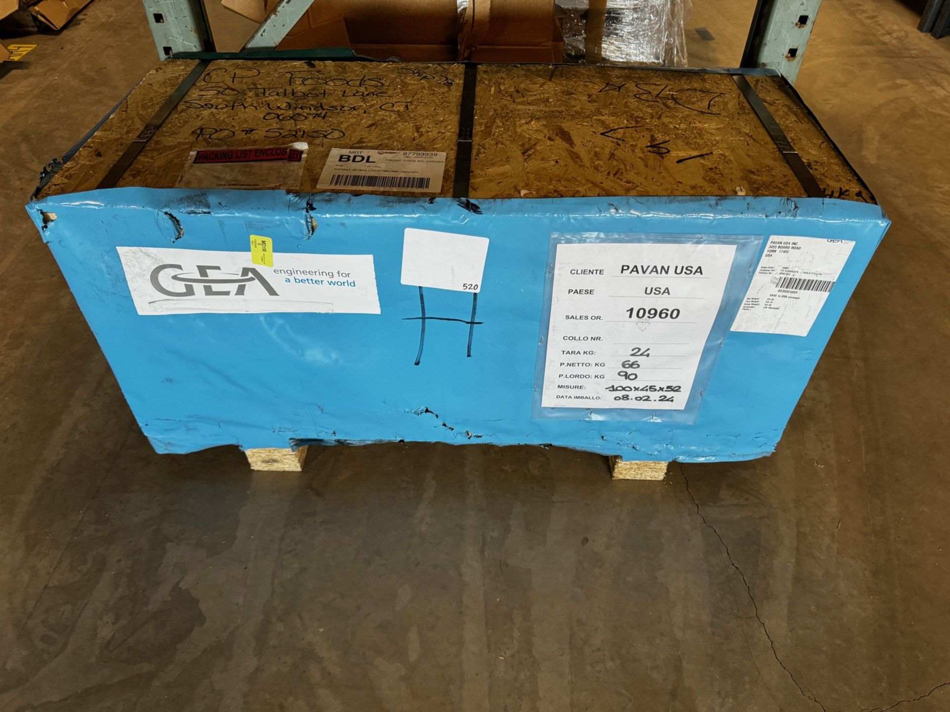 GEA Pavan Rebuild Kit For Dough Shuttles | Rig Fee $50