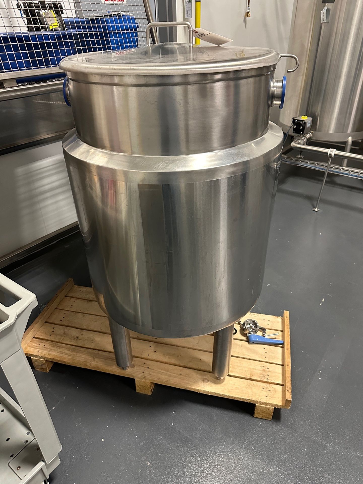 Anco 60 Gallon Stainless Steel Utility Tank - Model PT-OT, S/N 60-2014 (Approx. 30" | Rig Fee $100 - Image 2 of 4