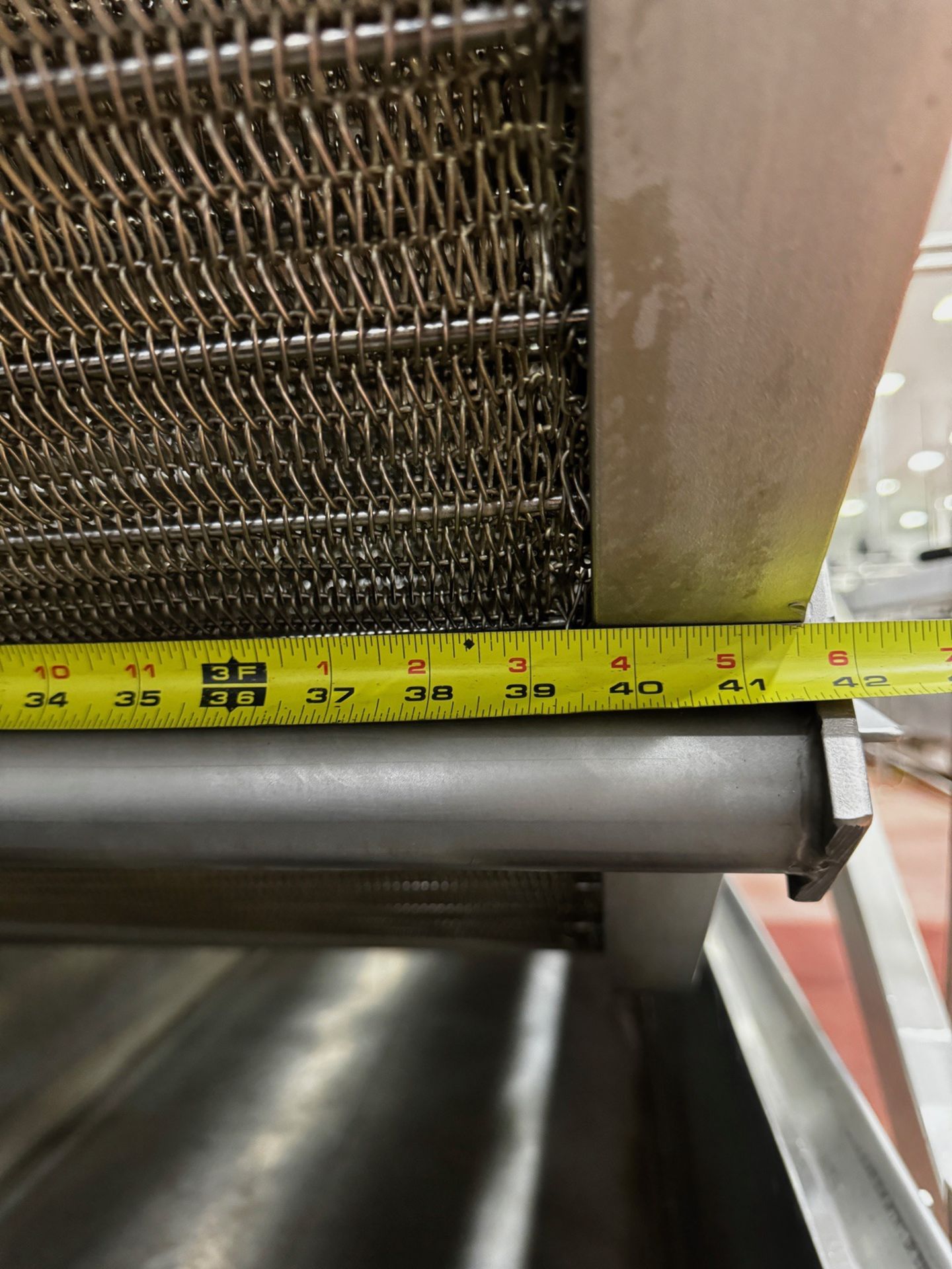 Continuous Hot Water Immersion Cooker, 39" Stainless Mesh Belt, 50' O - Subj to Bulk | Rig Fee $7900 - Image 7 of 9