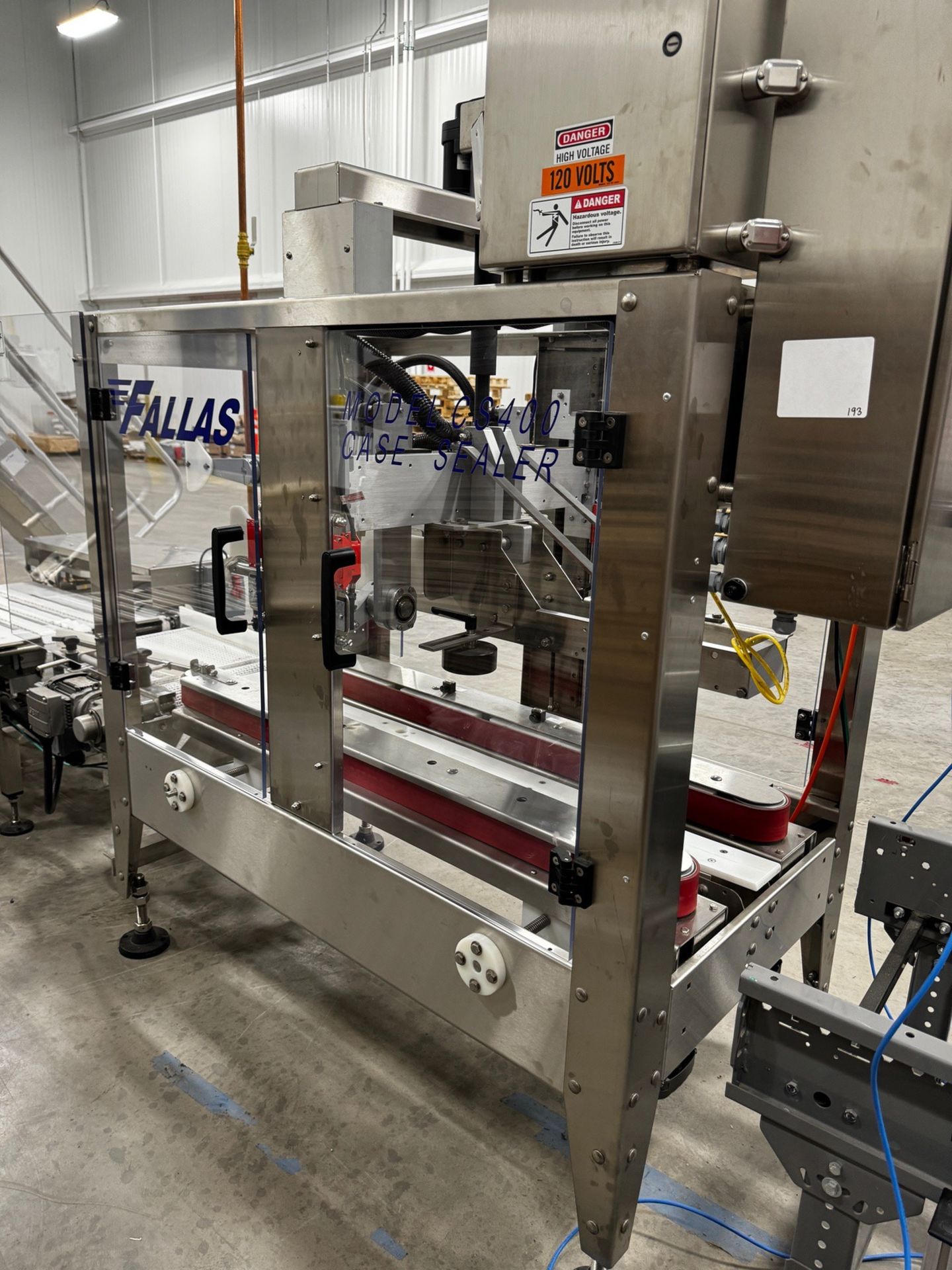 2018 Fallas CS400 Automatic Case Sealer, Top Sealer with Plow and Back Flap Kicker - Image 2 of 4