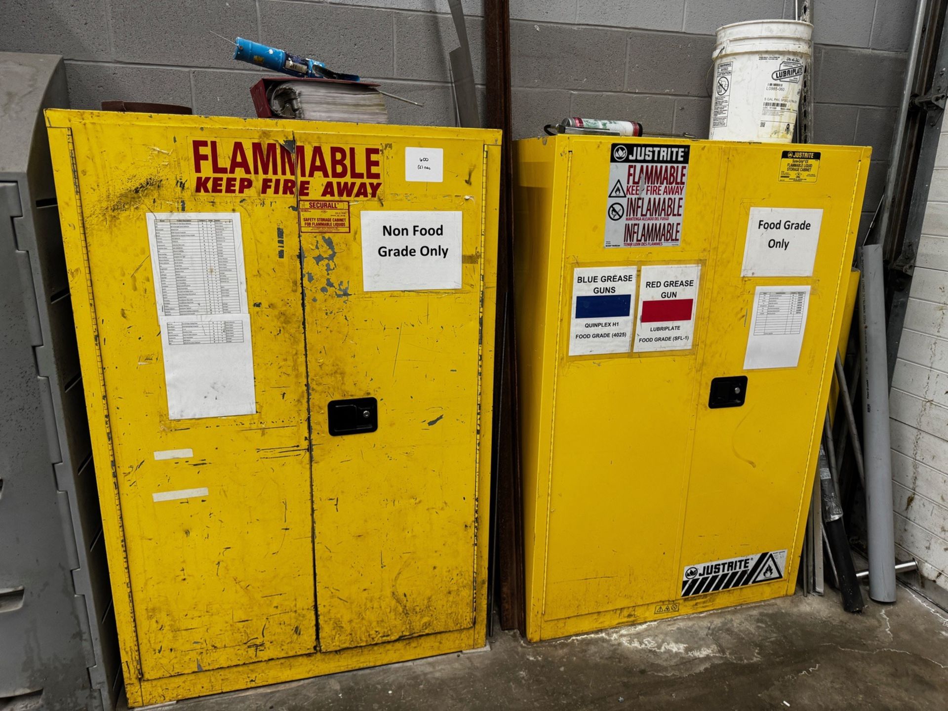 (2) Flammable Storage Cabinets | Rig Fee $175