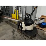 Crown PE 4500 Series Electric Pallet Truck, Extended Forks, Model PE4500-80, S/N 6A289236