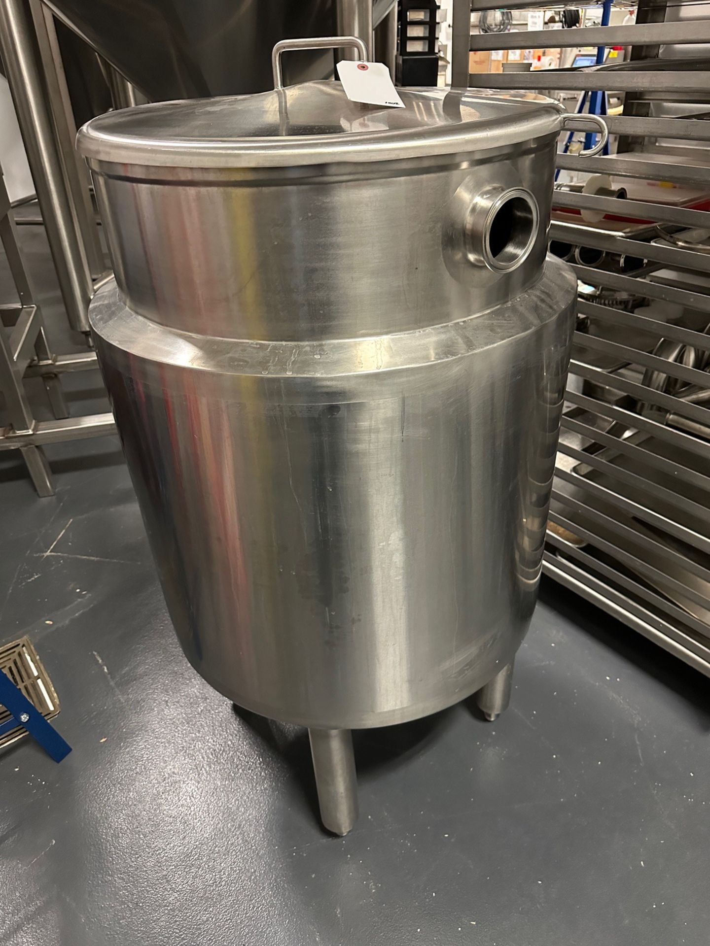 Anco 60 Gallon Stainless Steel Utility Tank - Model PT-OT, S/N 60-2013 (Approx. 30" x 49" O.H.)