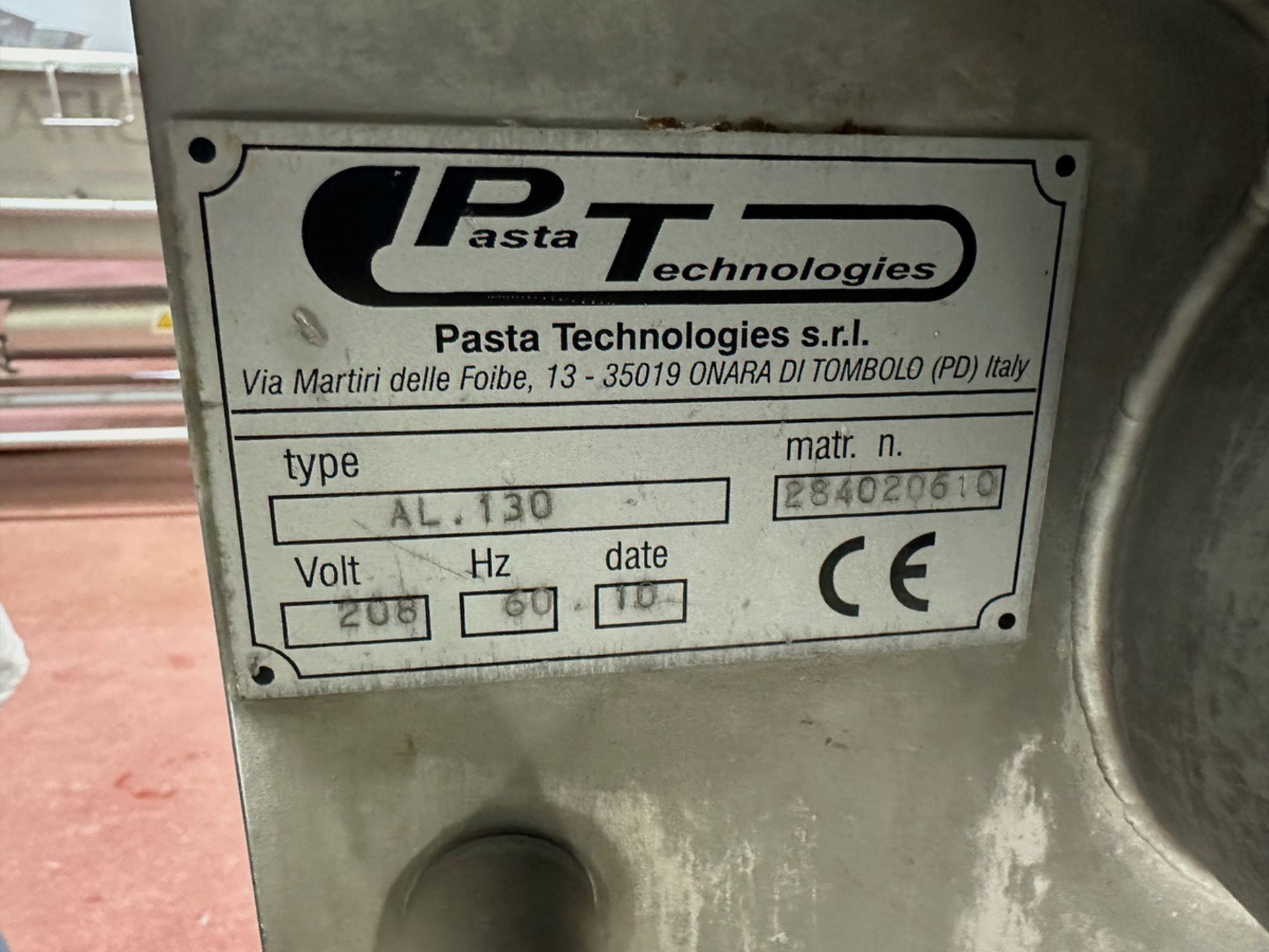 Pasta Technologies Filling Pump - Subj to Bulk | Rig Fee $300 - Image 4 of 4