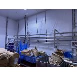 Stainless Sanitary Piping and Flow Meters in Liquefier Room | Rig Fee $400