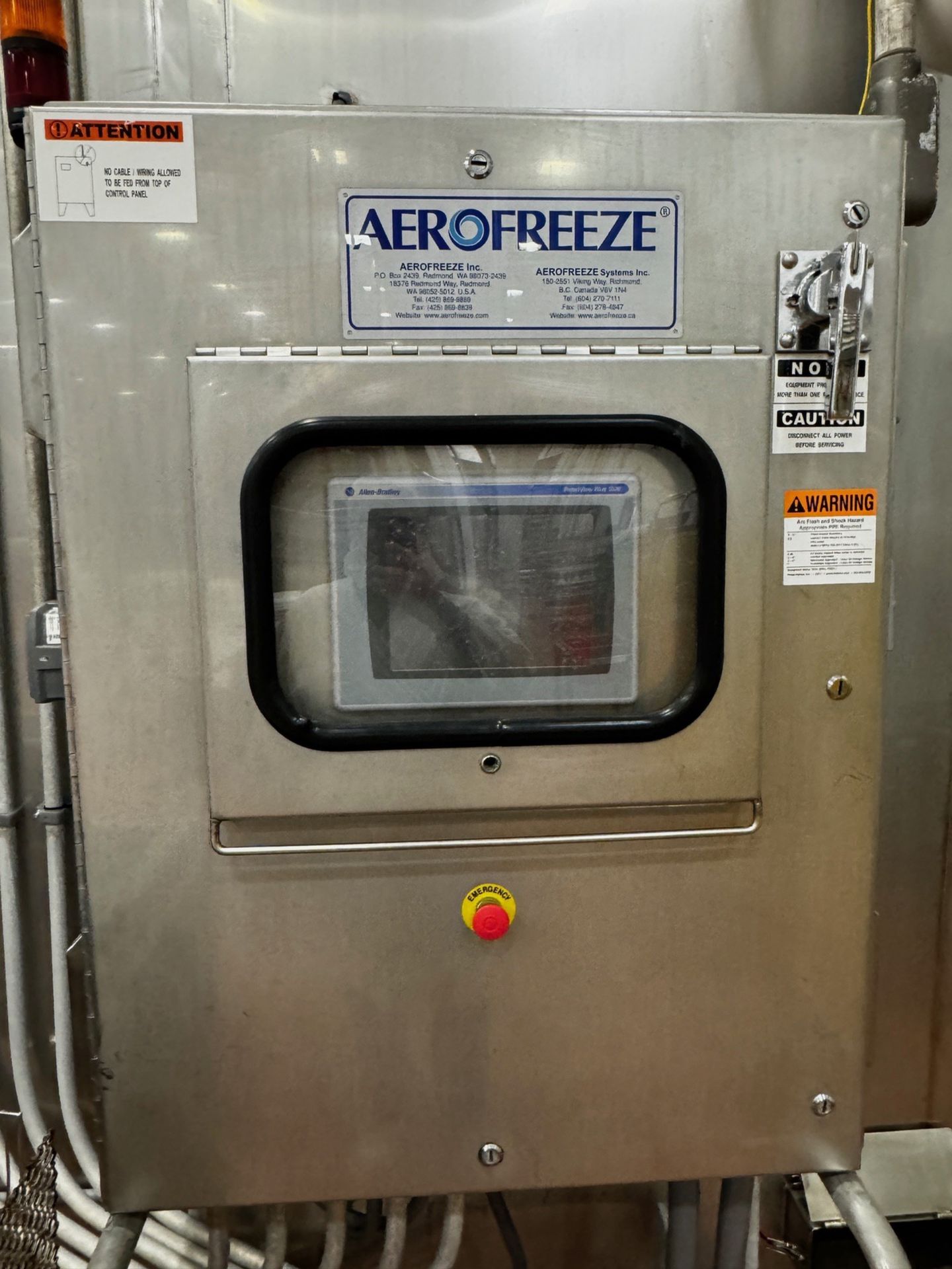 Aerofreeze Spiral Freezer, 24" SS Mesh Belt, In Low, Out High, 3" Tier Clearance to Frame, 128" OA - Image 4 of 17