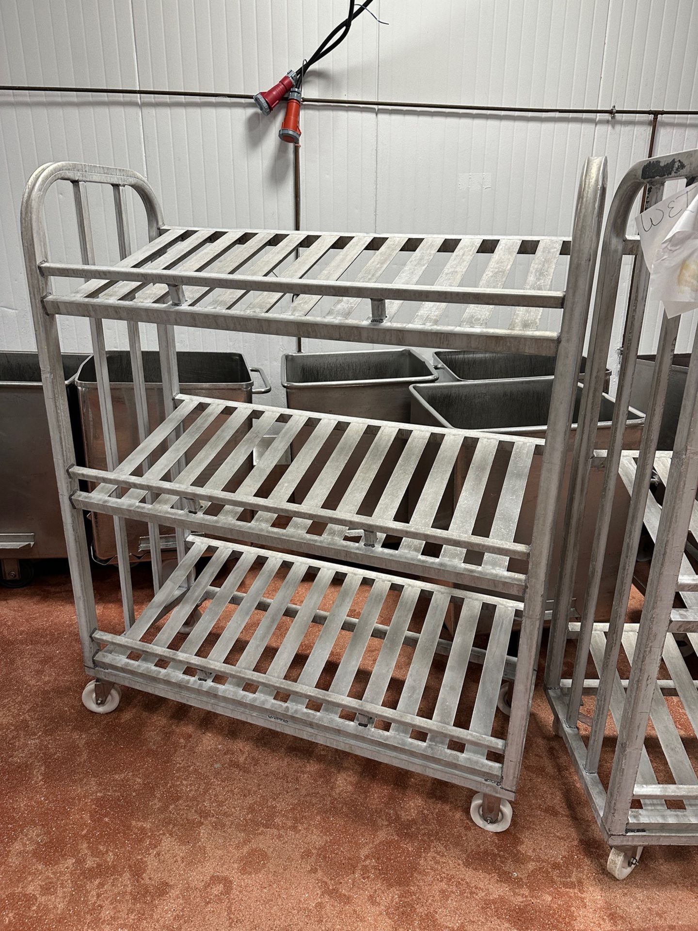 (2) Stainless Steel Mobile Carts - Image 3 of 3