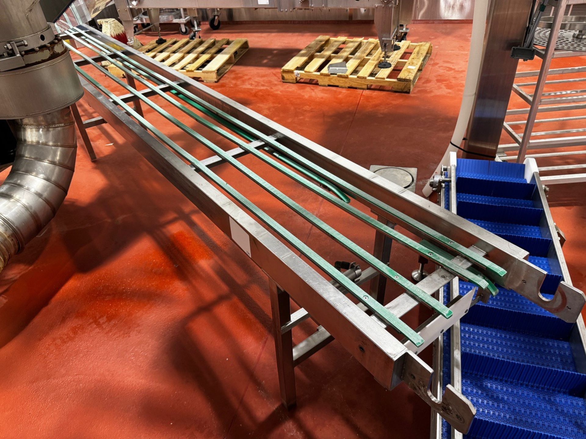 Stainless Conveyor Frame for 14" Conveyor x 17' OA Length