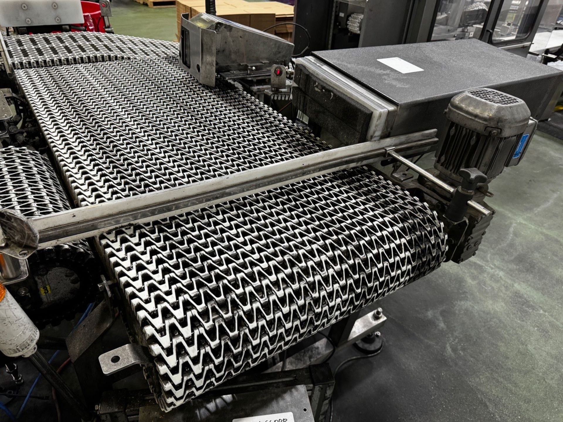 Stainless Steel Frame Incline Case Conveyor with Kicker, 24" W x 52" OAL | Rig Fee $150