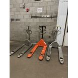 (2) Stainless Steel and (1) Standard Pallet Jack | Rig Fee $50