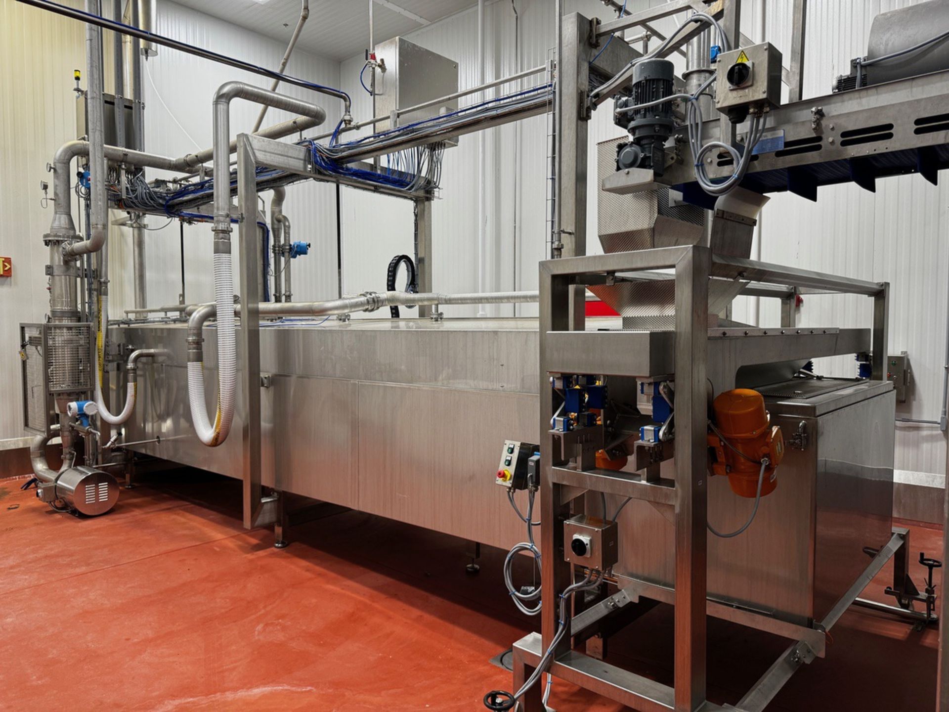 2018 Pavan COTTORE CV.100/3/6 Immersion Cooking Line with Vibratory Infeed Conveyor, Automated Hood - Image 6 of 8