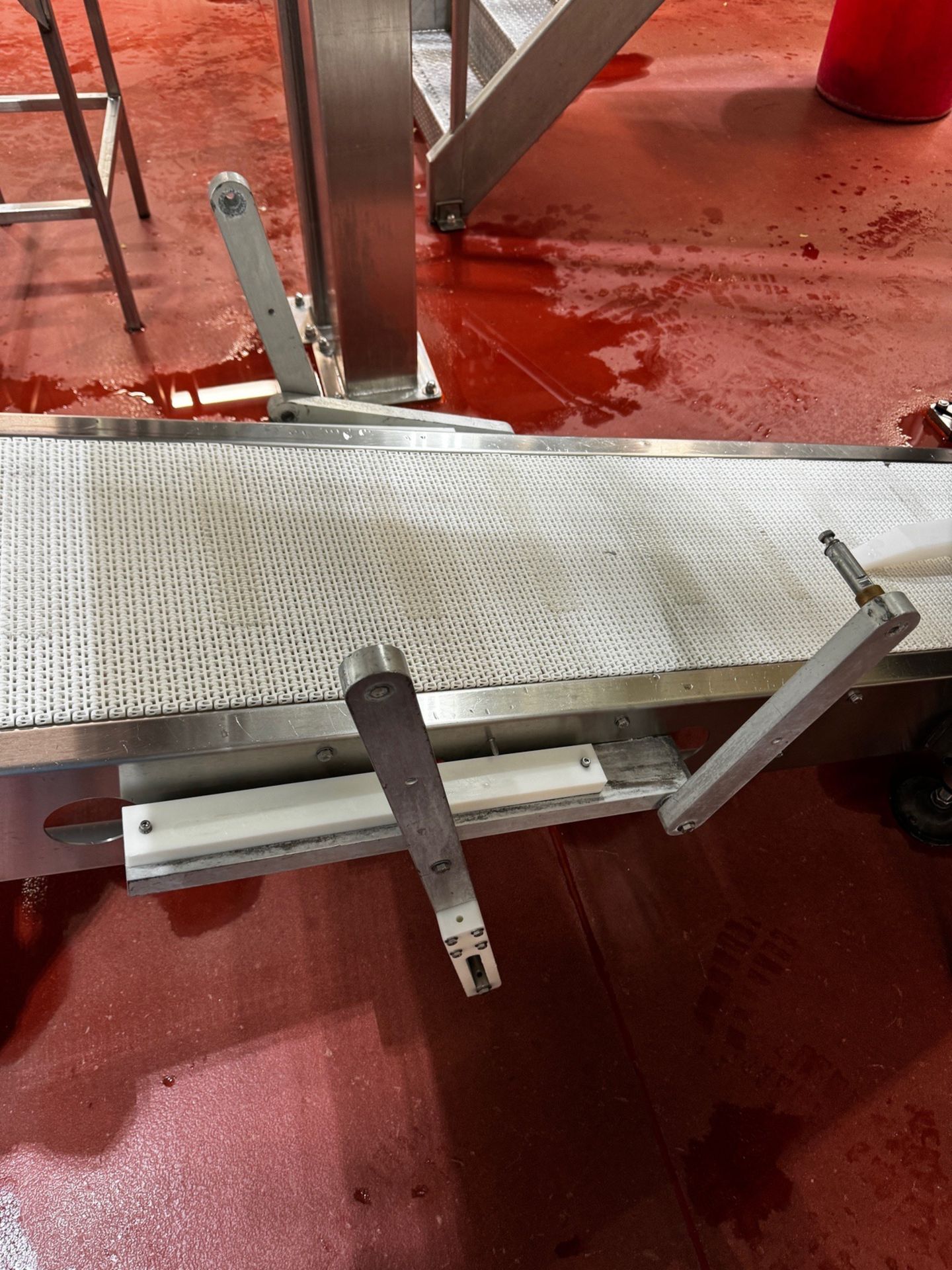 Stainless Steel Frame Incline Takeaway Conveyor From Triangle Bagger | Rig Fee $175 - Image 3 of 3
