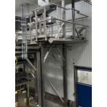 Fastback Conveyor Mezzanine, Stainless Steel, Approx 7'-6" x 25' L x - Subj to Bulk | Rig Fee $7500