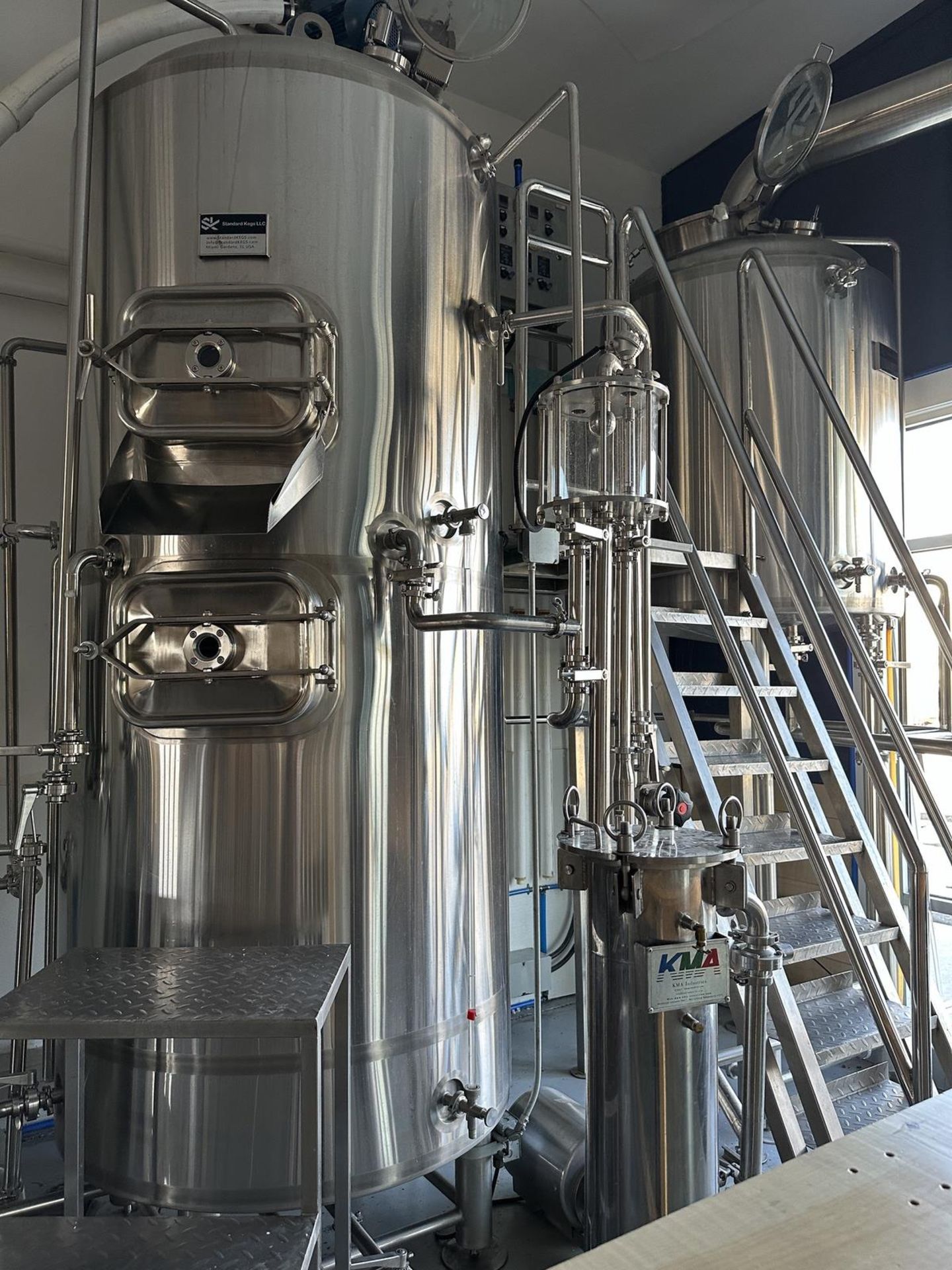 2019 Standard Kegs LLC 5 BBL 2 Vessel Brewhouse Including Pump, Mash/Lauter + HLT V | Rig Fee $3000 - Image 6 of 18