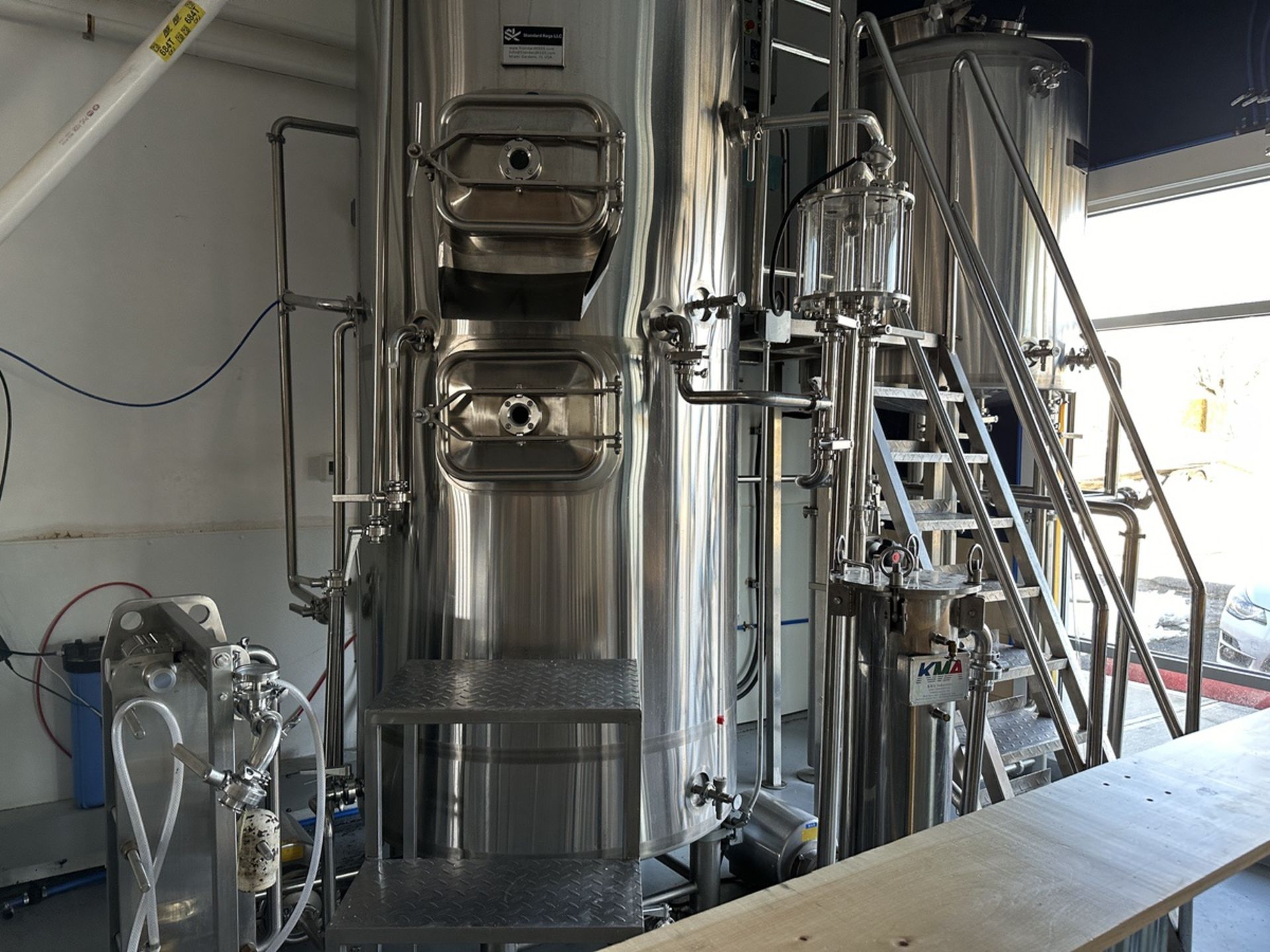 2019 Standard Kegs LLC 5 BBL 2 Vessel Brewhouse Including Pump, Mash/Lauter + HLT V | Rig Fee $3000 - Image 16 of 18