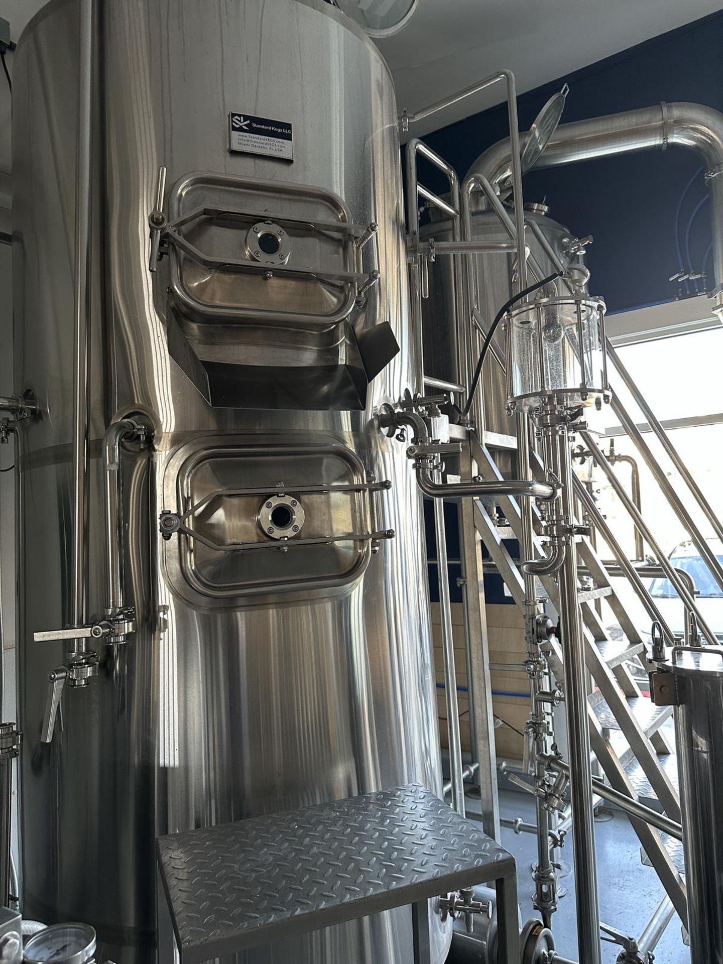 2019 Standard Kegs LLC 5 BBL 2 Vessel Brewhouse Including Pump, Mash/Lauter + HLT V | Rig Fee $3000 - Image 17 of 18
