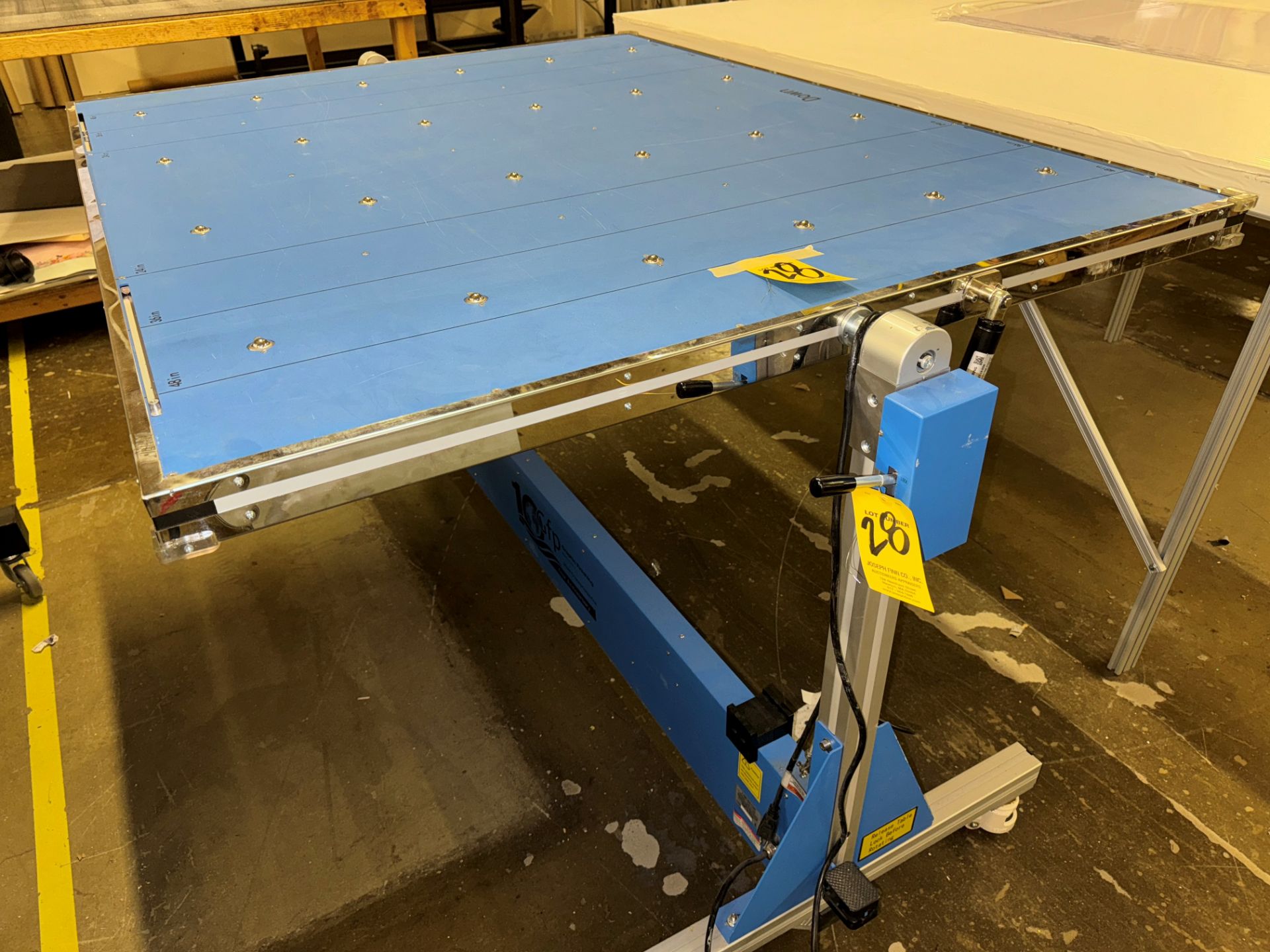 Graphics Finishing GFP FT60 Laminator Roller Table, S/N 1903FT60010, 4' | Rig Fee $120