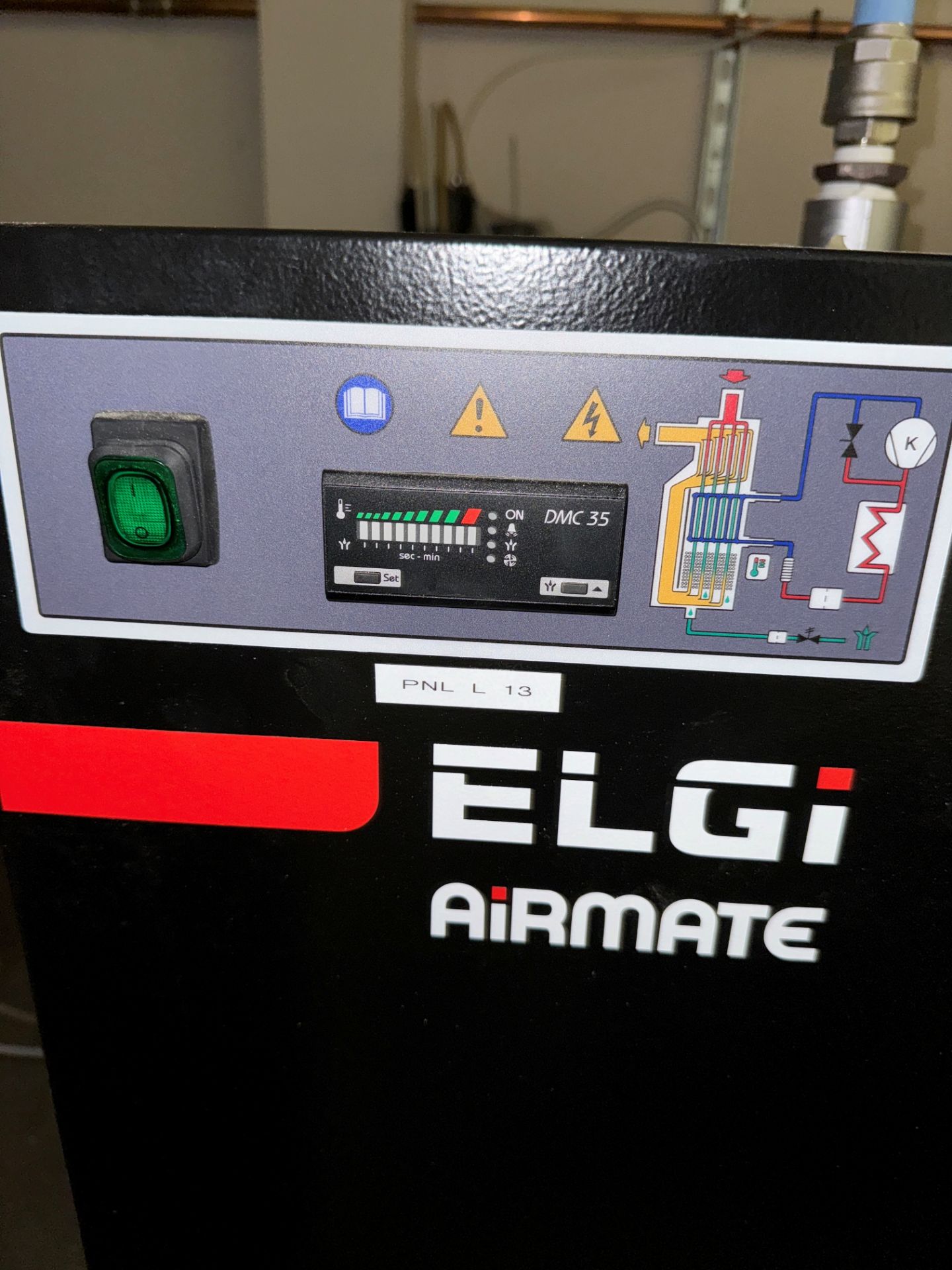 2021 Elgi EG 30 Rotary Screw Air Compressor Elgi Airmate Air Dryer | Rig Fee $420 - Image 7 of 10