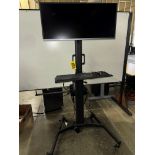 LOT Samsung 34" Monitor w/ Port. Stand and Keyboard, Acer 23" Monitor w/ | Rig Fee $100