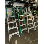 LOT (3) 6' Ladders, and (1) 2-Step Ladder | Rig Fee $25