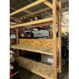 LOT (2) Wood Port. Shelf Units, 8' L | Rig Fee $50