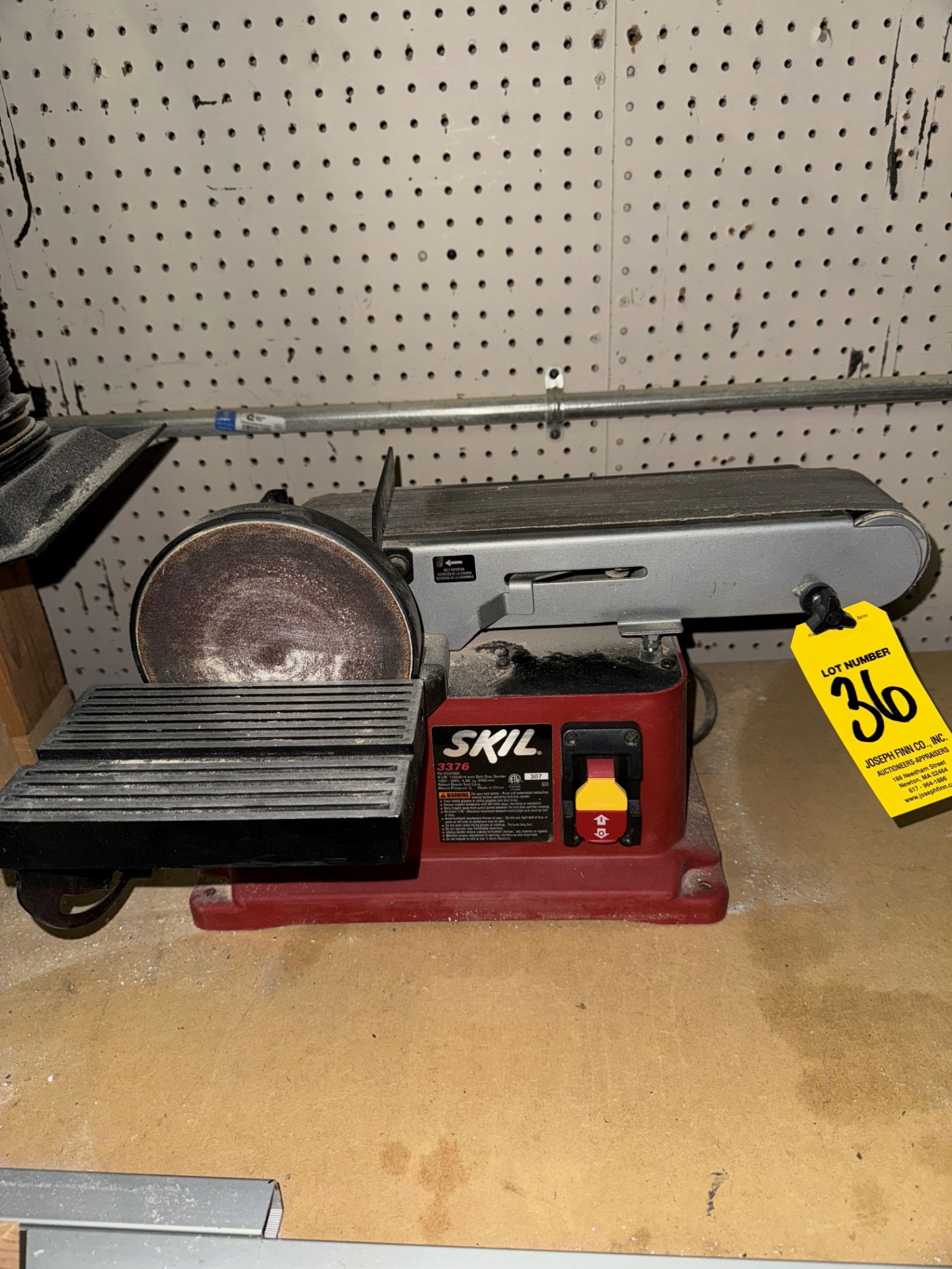 SKIL #3376 4" Belt, 6" Disc Grinder | Rig Fee $25