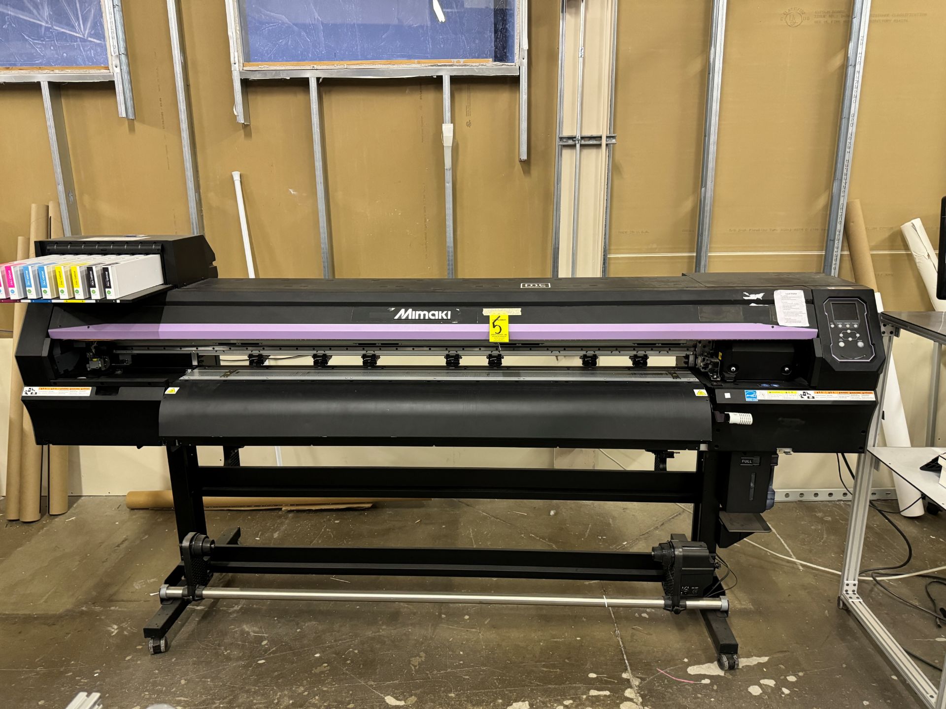 Mimaki U76AE Wide Format Printer, S/N 735, 8 Cartridge, Port. w/ Viewson | Rig Fee $220