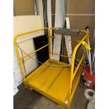 Yellow Forklift Safety Platform , 3' x 3' | Rig Fee $50