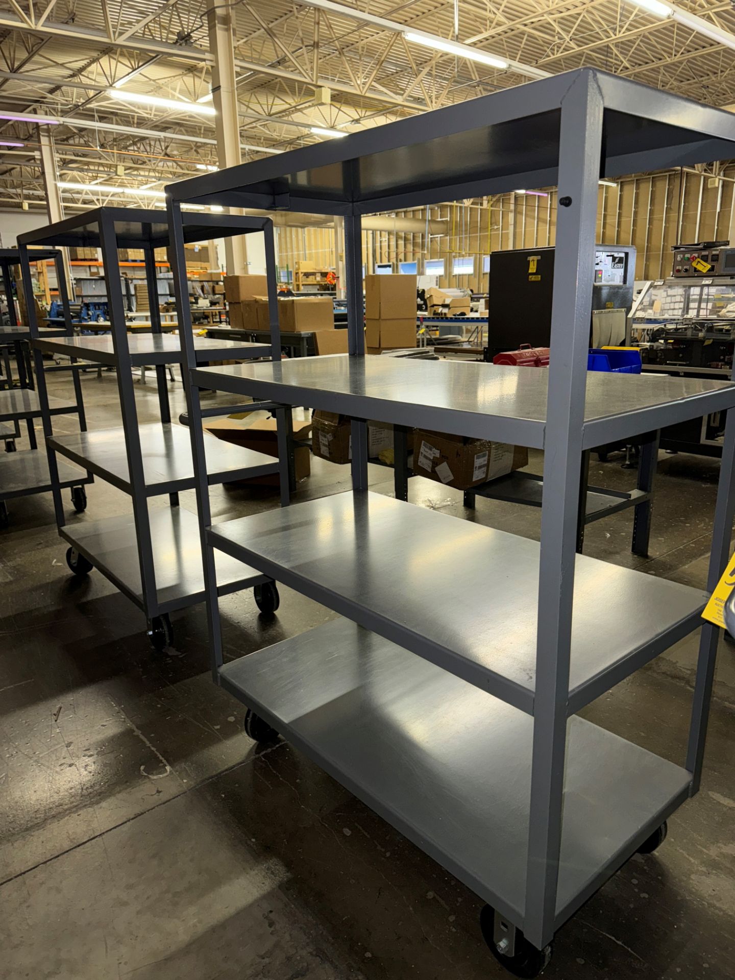 LOT (2) Little Giant 4-Shelf H.D. Port. Carts | Rig Fee $50