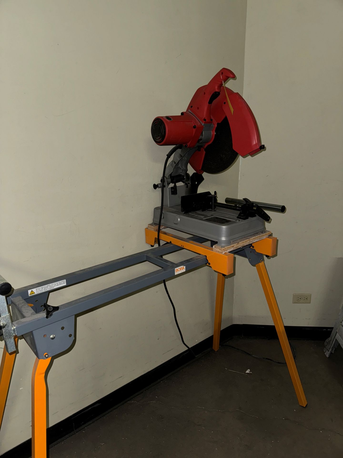 Milwaukee Cat. 6177-20, 14" Abrasive Cut-Off Saw, w/ Bora Portamate Stan | Rig Fee $50 - Bild 2 aus 5