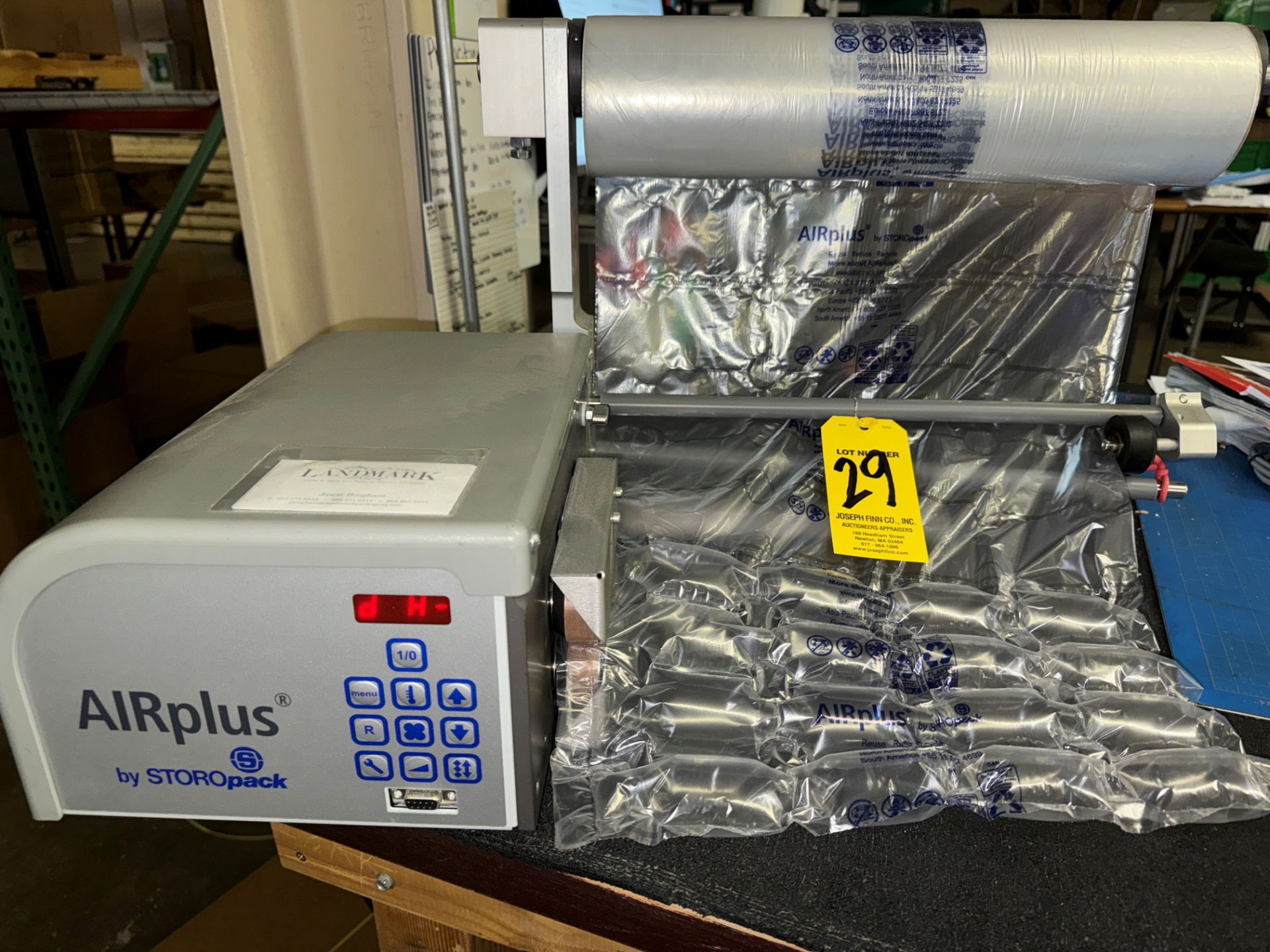 Storopack Airplus Mini C Air Pack Packager, S/N AMC4155630 w/ Extra Case | Rig Fee $75