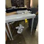 LOT Wood Port. Work Table, Steel Table | Rig Fee $75