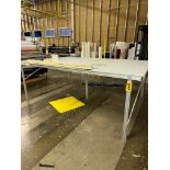 LOT (2) Aluminum Production Table Frames | Rig Fee $75