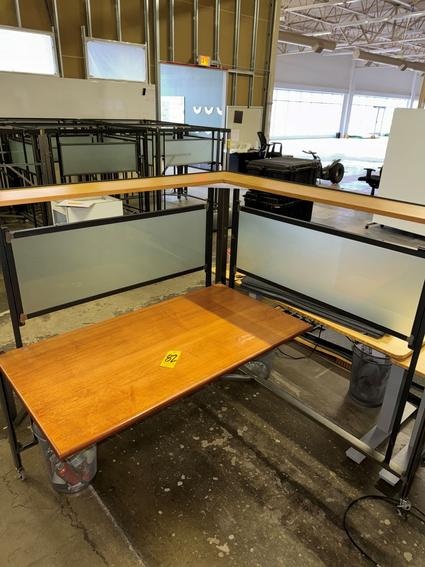 LOT Approx. (50) Modular Work Stations, Large Qty. of Black Fabric Swive | Rig Fee $380 - Image 18 of 18