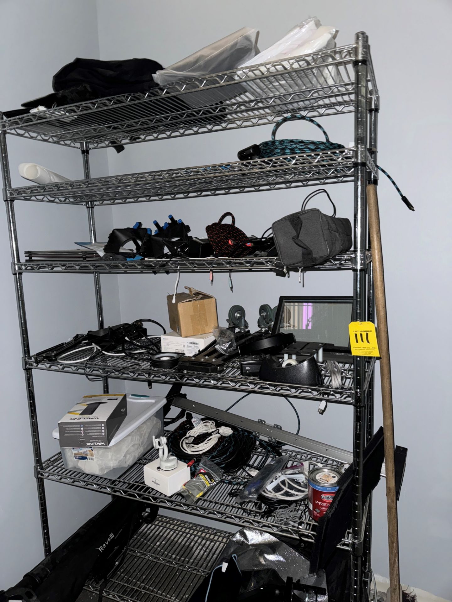 Port. Roadcase 66" x 27", Port. Wire Chrome Rack, Camera/Lighting Parts, | Rig Fee $125 - Image 3 of 6
