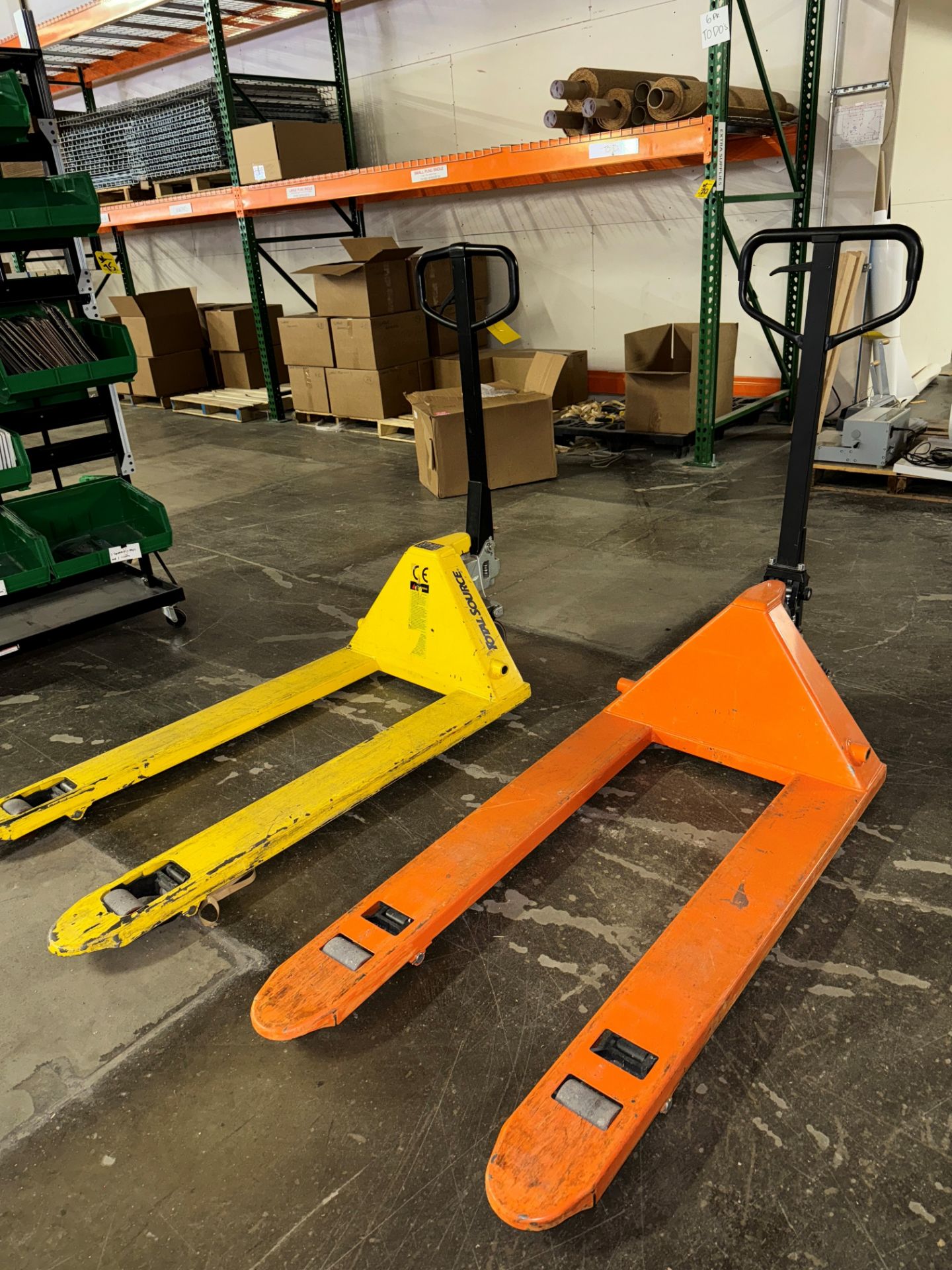 LOT (1) Total Source 5,500 Lb. Hyd. Pallet Jack and (1) Haulmaster 2,500 | Rig Fee $100 - Image 3 of 3