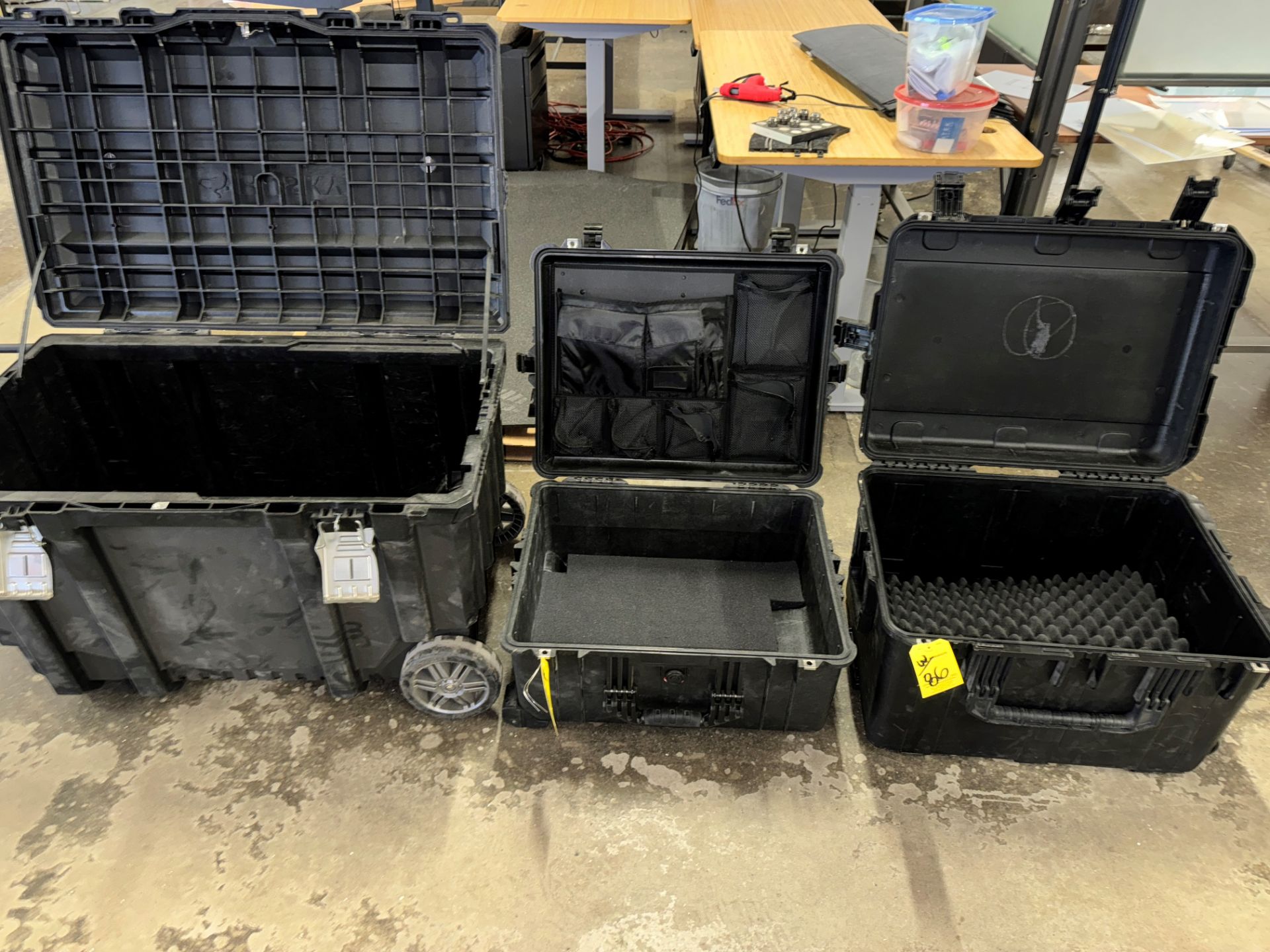 LOT (3) Asst. Road Cases | Rig Fee $50