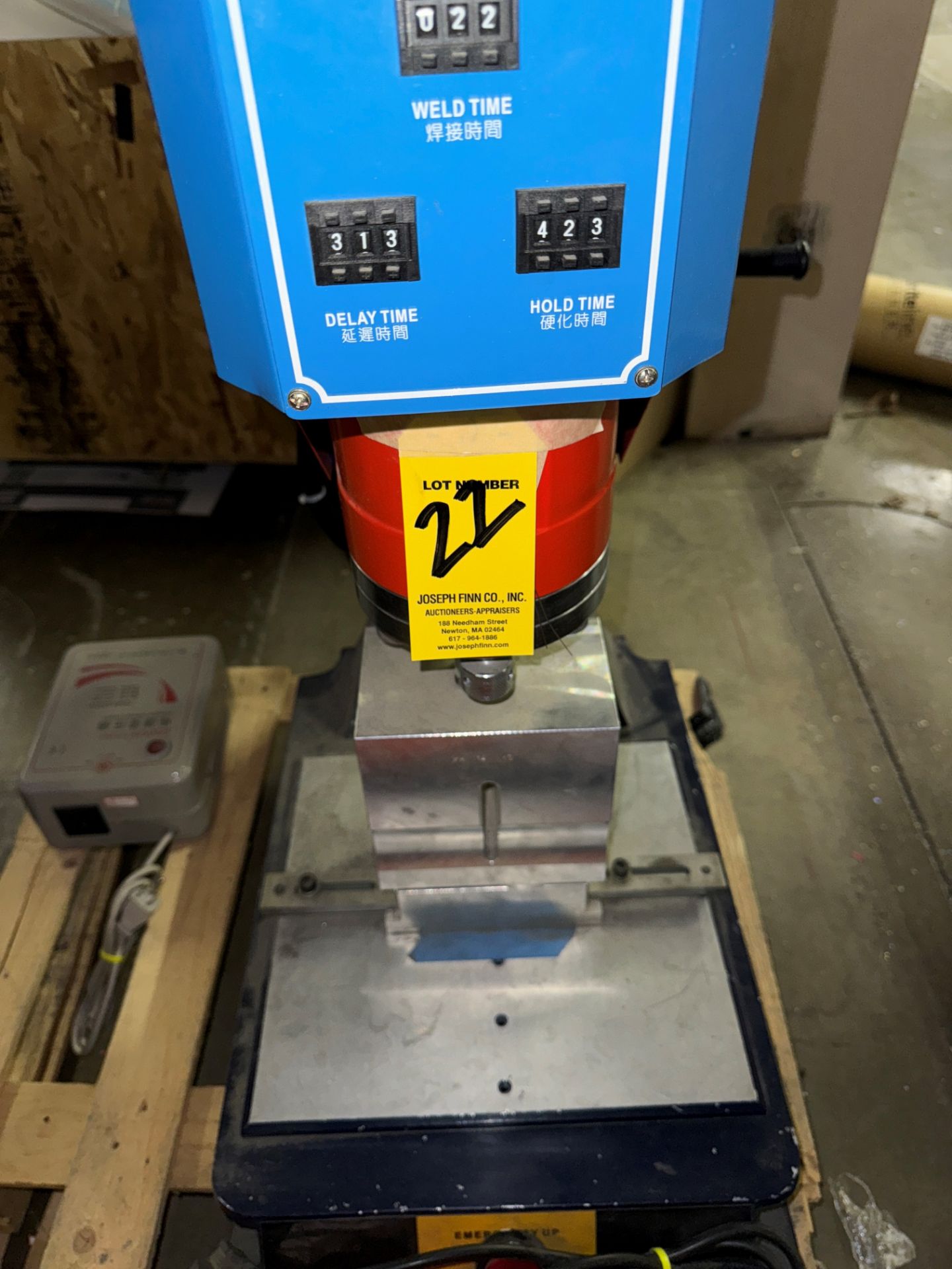 2015 Ultrasonic Welding Machine, # XH-1526, S/N XH15261518 w/ Power Unit | Rig Fee $120 - Image 4 of 8