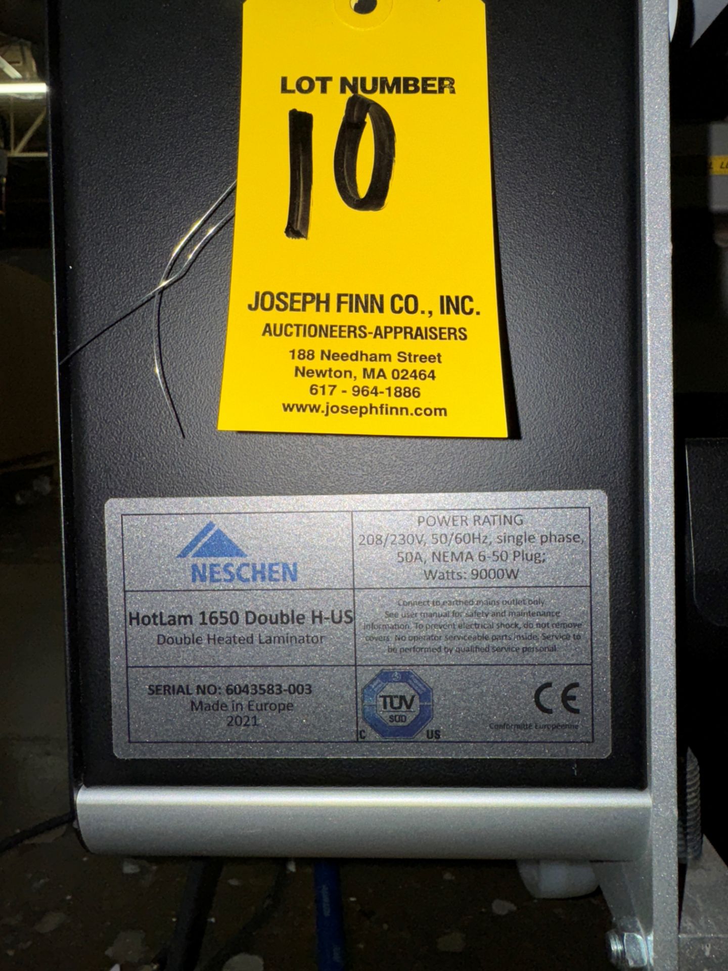 2021 Neschen HotLam 1650 Double H-US Large Format Double Heated Laminati | Rig Fee $420 - Image 3 of 5