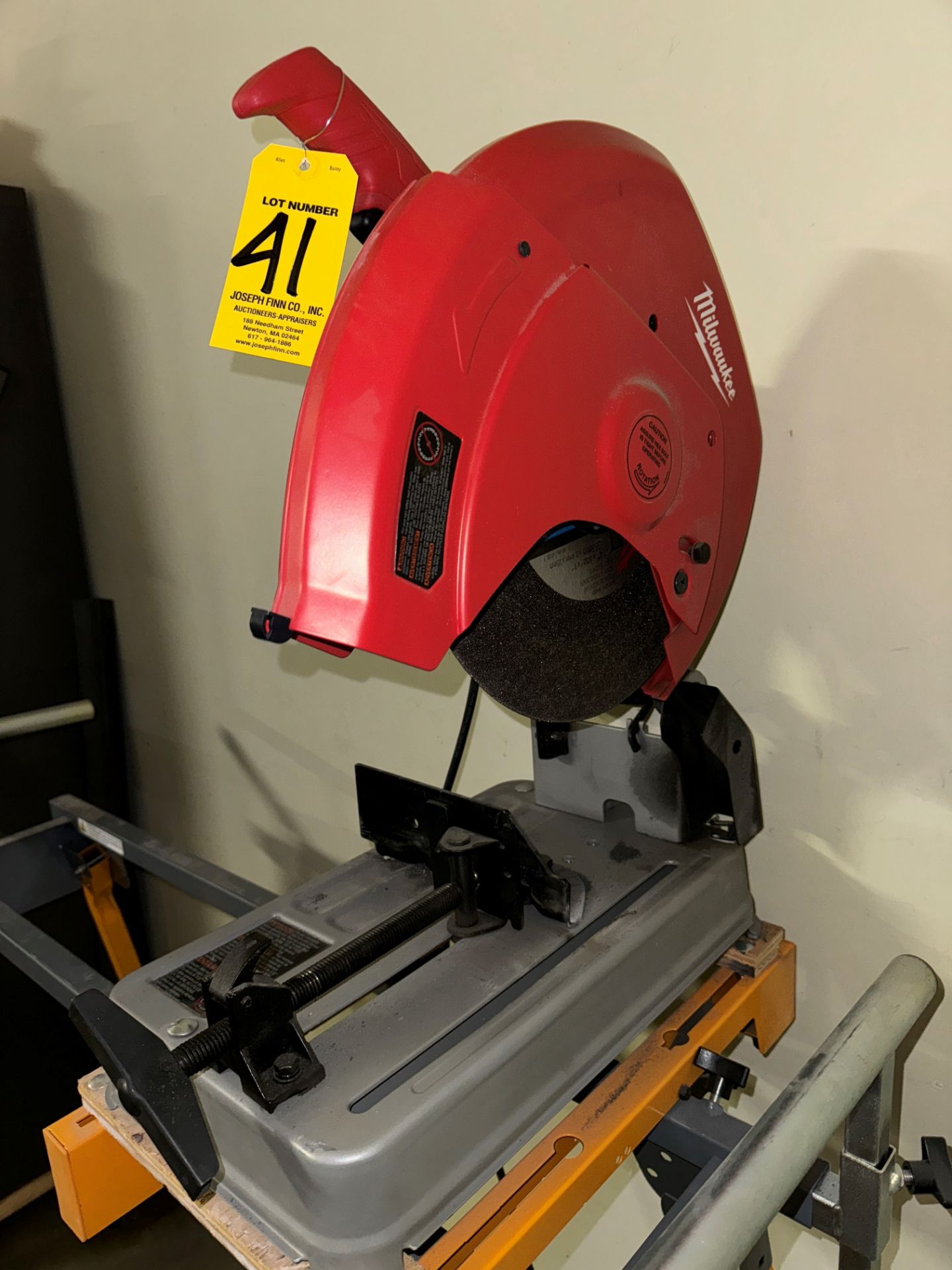 Milwaukee Cat. 6177-20, 14" Abrasive Cut-Off Saw, w/ Bora Portamate Stan | Rig Fee $50