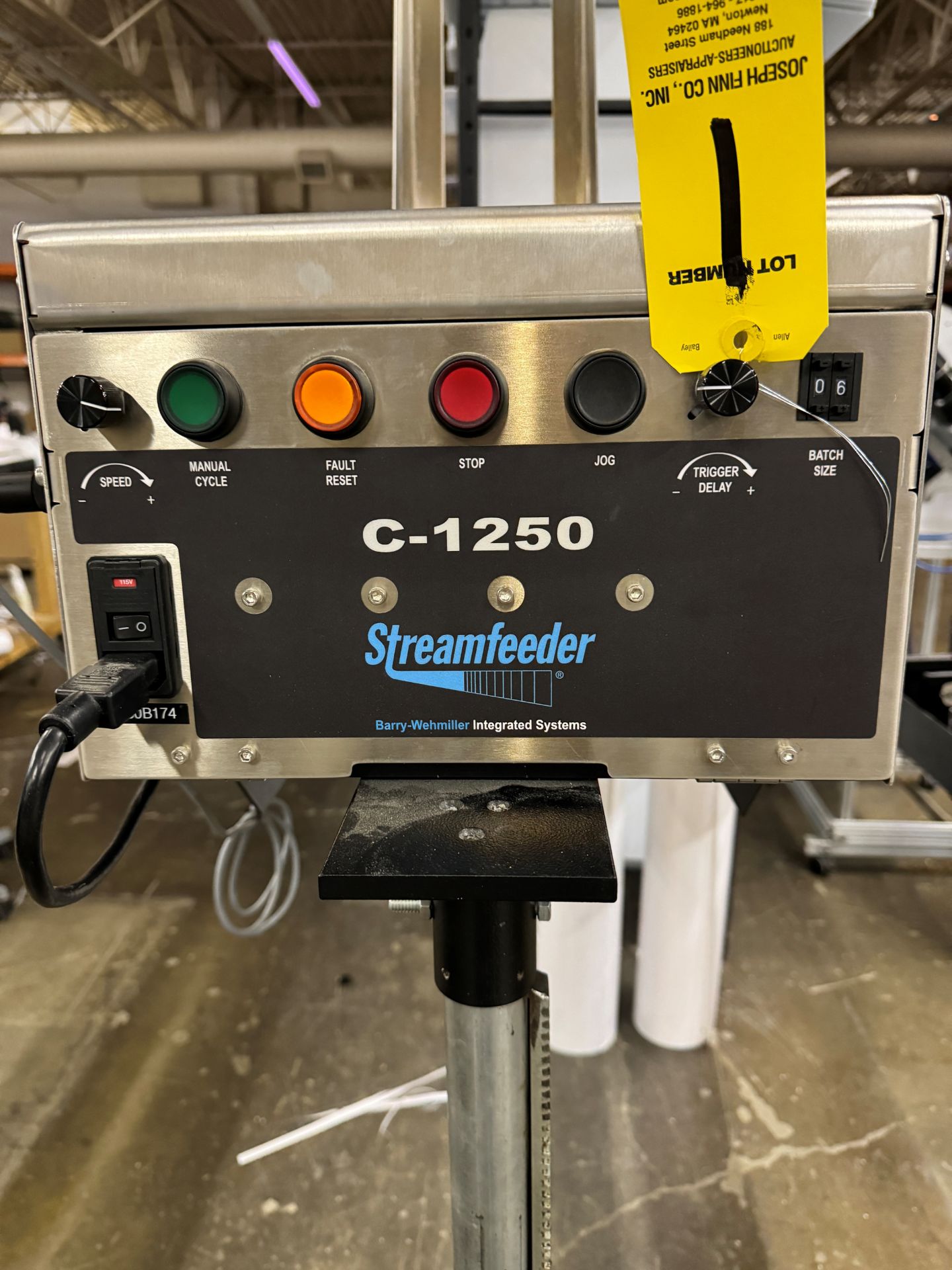 Streamfeeder C-1250 On Demand Friction Feeder, Port., S/N C1250B174 | Rig Fee $120 - Image 2 of 4