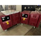 LOT (2) Novatec Novair 2000 Port. Plastic Air Filter Carts w/ Meter | Rig Fee $75