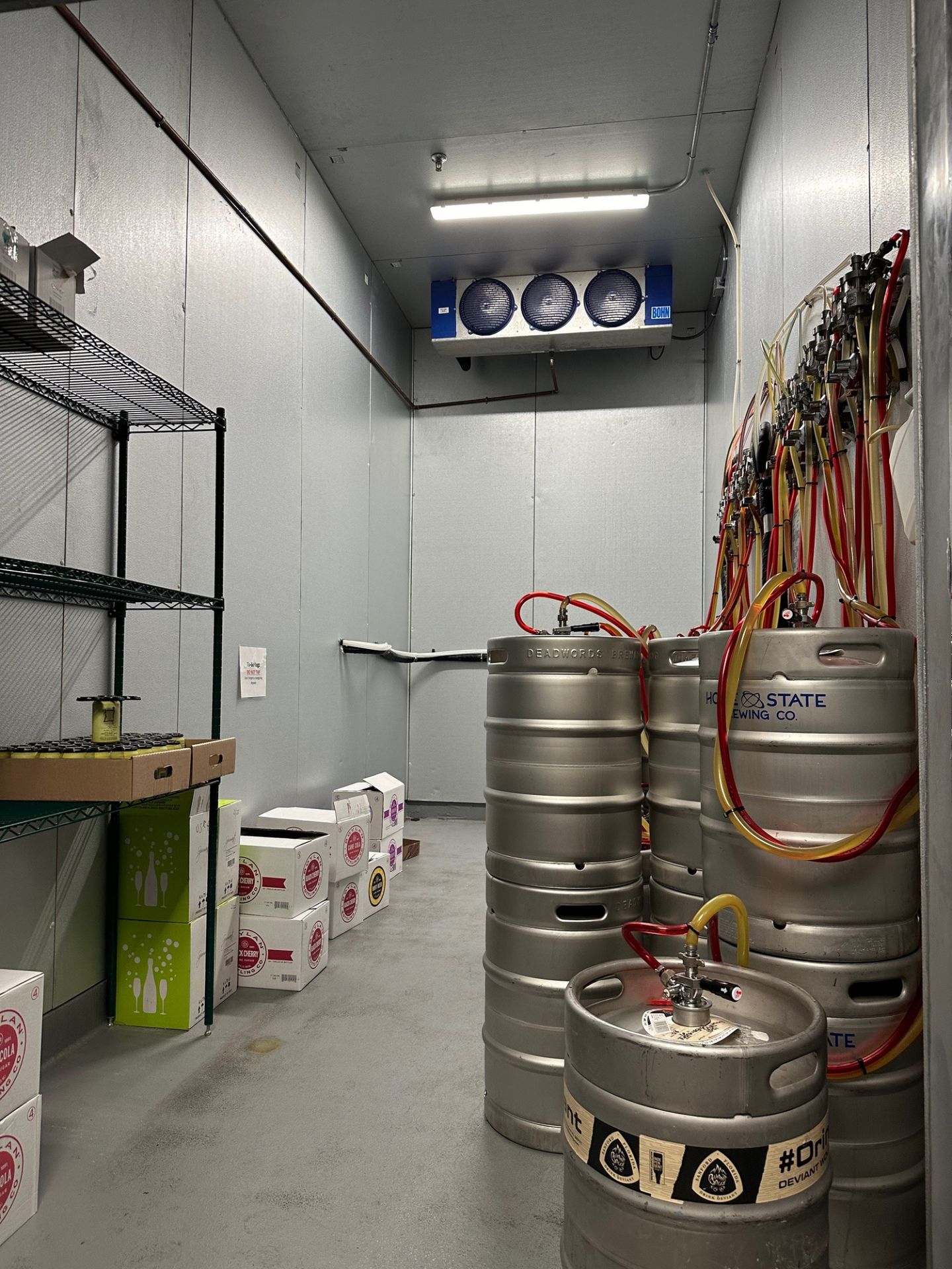 Amerikooler Walk-In Cooler with Hinged Door (Approx. 7' x 17'6" x 12' O.H.)(Taproom) - Image 2 of 3