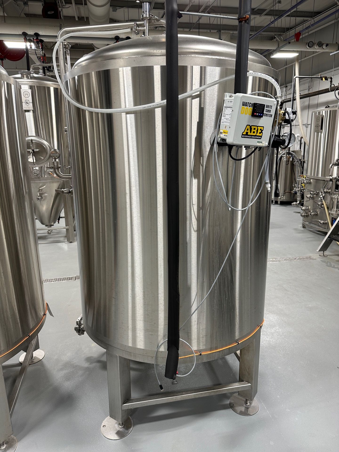 Portland Kettle Works 15 BBL Brite Tank - Dish Bottom, Glycol Jacketed, Mandoor, Zwickle Valve, - Image 2 of 2