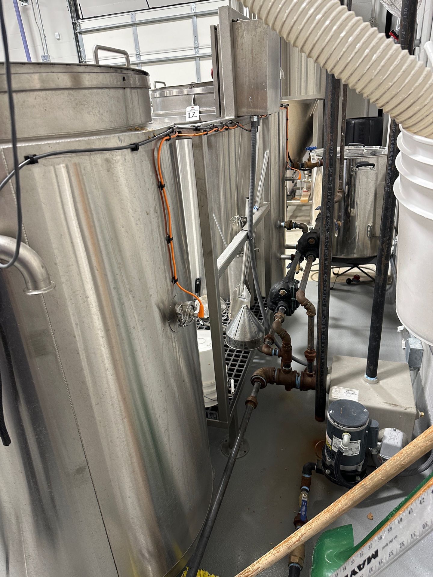 Portland Kettle Works 2 BBL 2-Vessel Stainless Steel Pilot System - Image 4 of 7