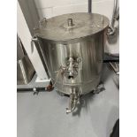 Stainless Steel Utility Tank on Casters