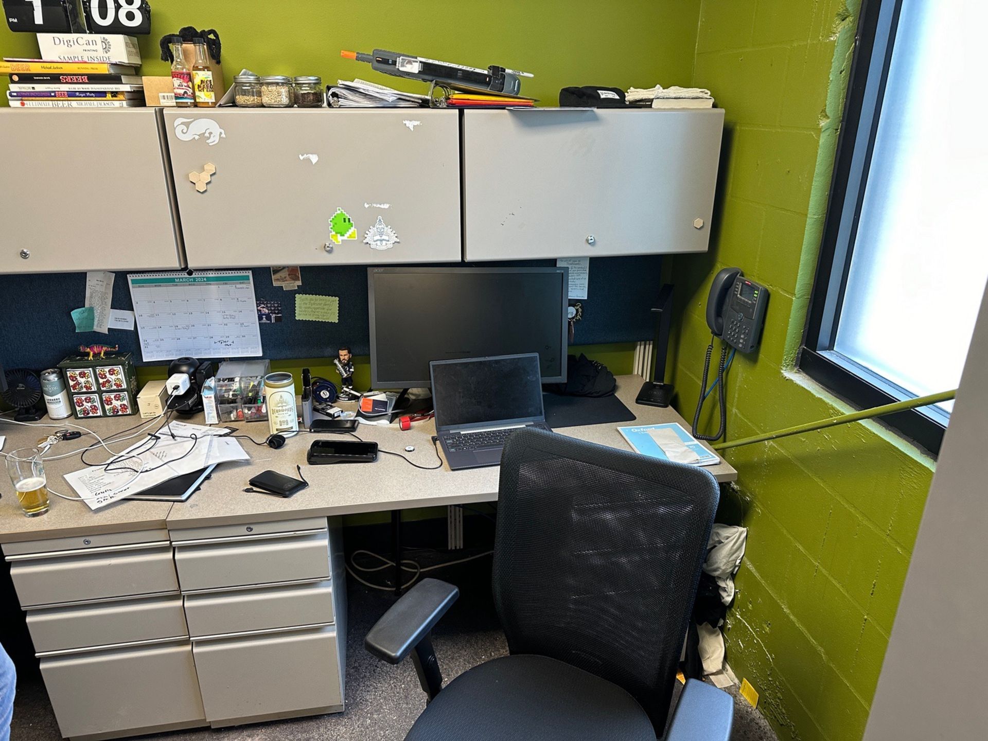 Contents of Office Including Desks, Cabinets and Chairs