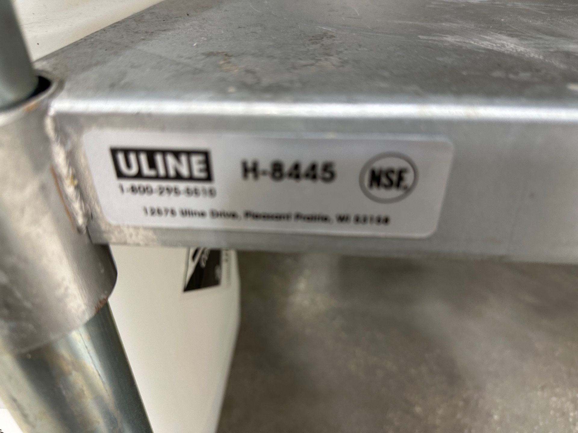 Uline Stainless Steel Table (Approx. 2' x 4') - Image 2 of 2